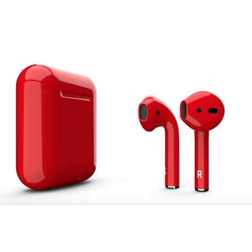 Наушники Apple AirPods 2 MV7N2 Red Gloss (Красные глянцевые)