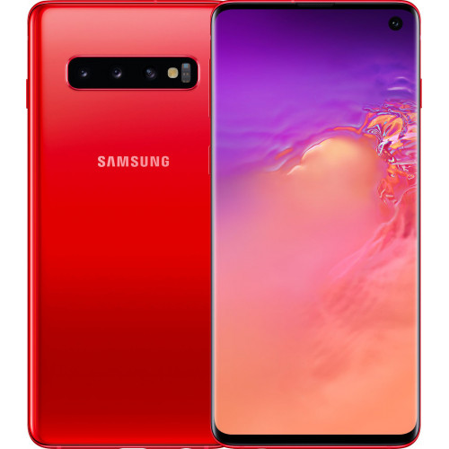 Samsung Galaxy S10 SM-G973 DS 128GB Red (SM-G973FZRD)