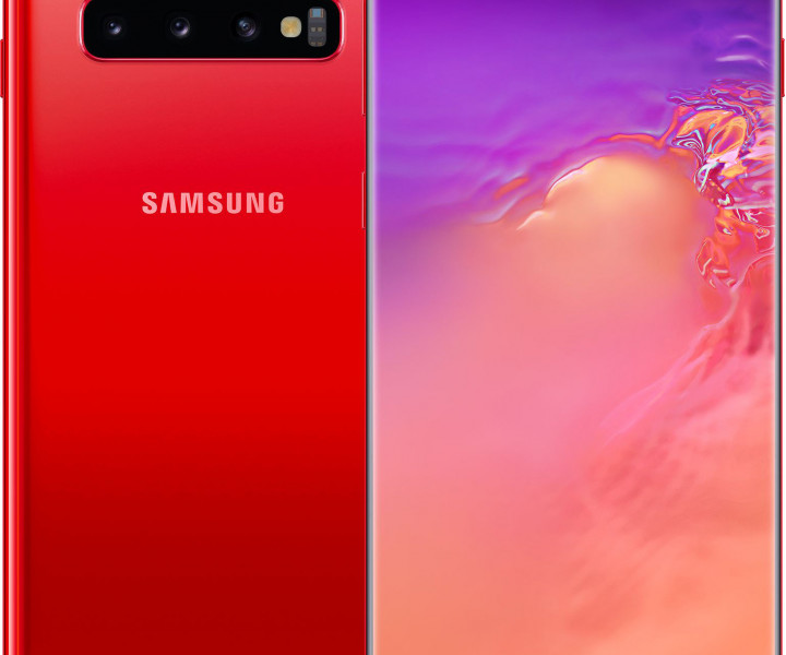 Samsung Galaxy S10 SM-G973 DS 128GB Red (SM-G973FZRD)