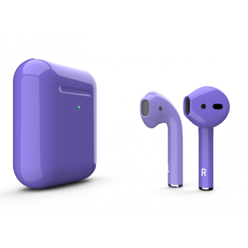 Наушники Apple AirPods 2 MRXJ2 с беспроводной зарядкой Ultra Violet Gloss (Фиолетовые глянцевые)