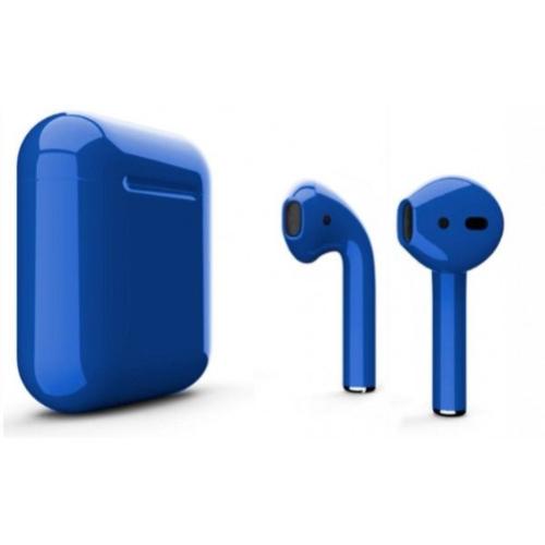 Наушники Apple AirPods 1 MMEF2 Blue Gloss (Синие глянцевые)
