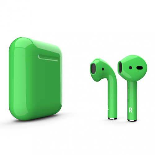 Наушники Apple AirPods 1 MMEF2 Lime Green Gloss (Зеленые глянцевые)