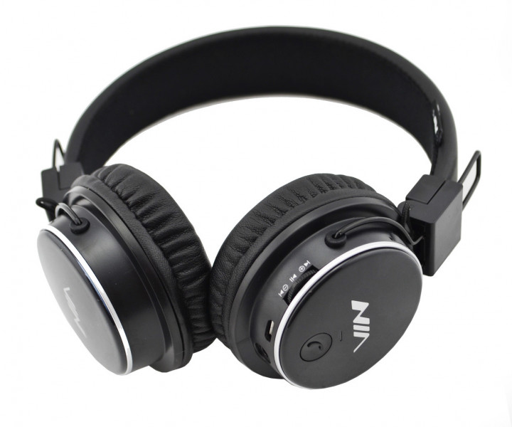 Наушники Nia Q1 Bluetooth + Mp3 плеер и Fm Black