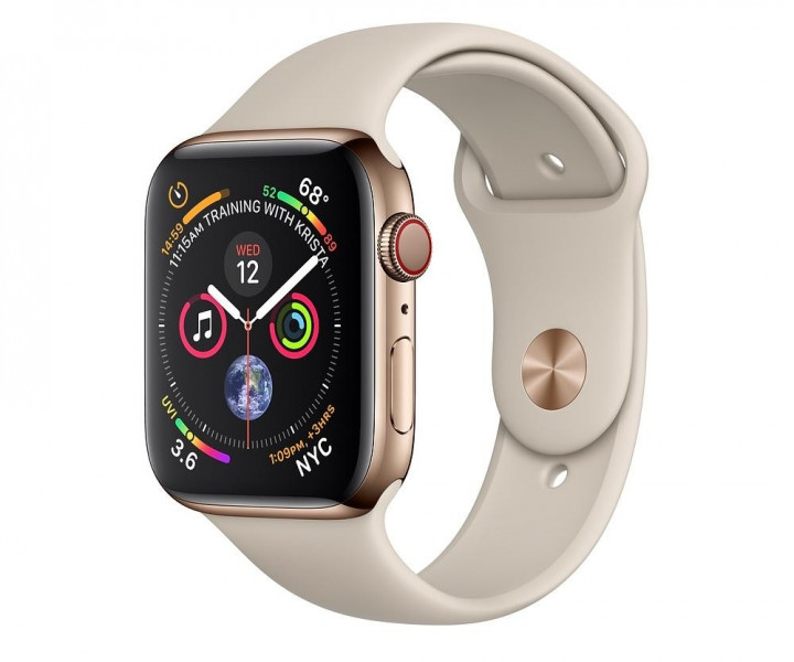 Apple Watch GPS Cellular 40mm Gold Stainless Steel Case with Stone Sport Band (MTUR2 / MTVN2)