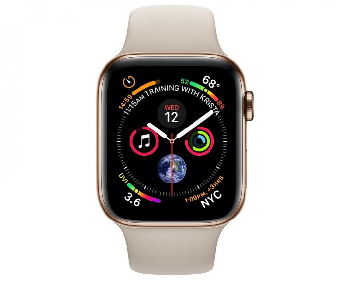 Apple Watch GPS Cellular 40mm Gold Stainless Steel Case with Stone Sport Band (MTUR2 / MTVN2)