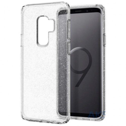 Spigen Samsung Galaxy S9 Plus Case Liquid Crystal Glitter Crystal Quartz 593CS22918