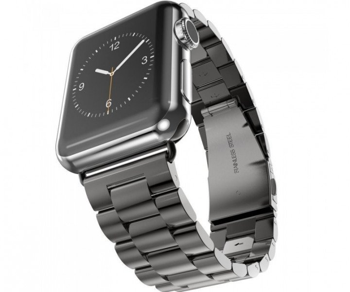 Металлический ремешок 3-Bead Metal Band for Apple Watch 42/44 mm - Black
