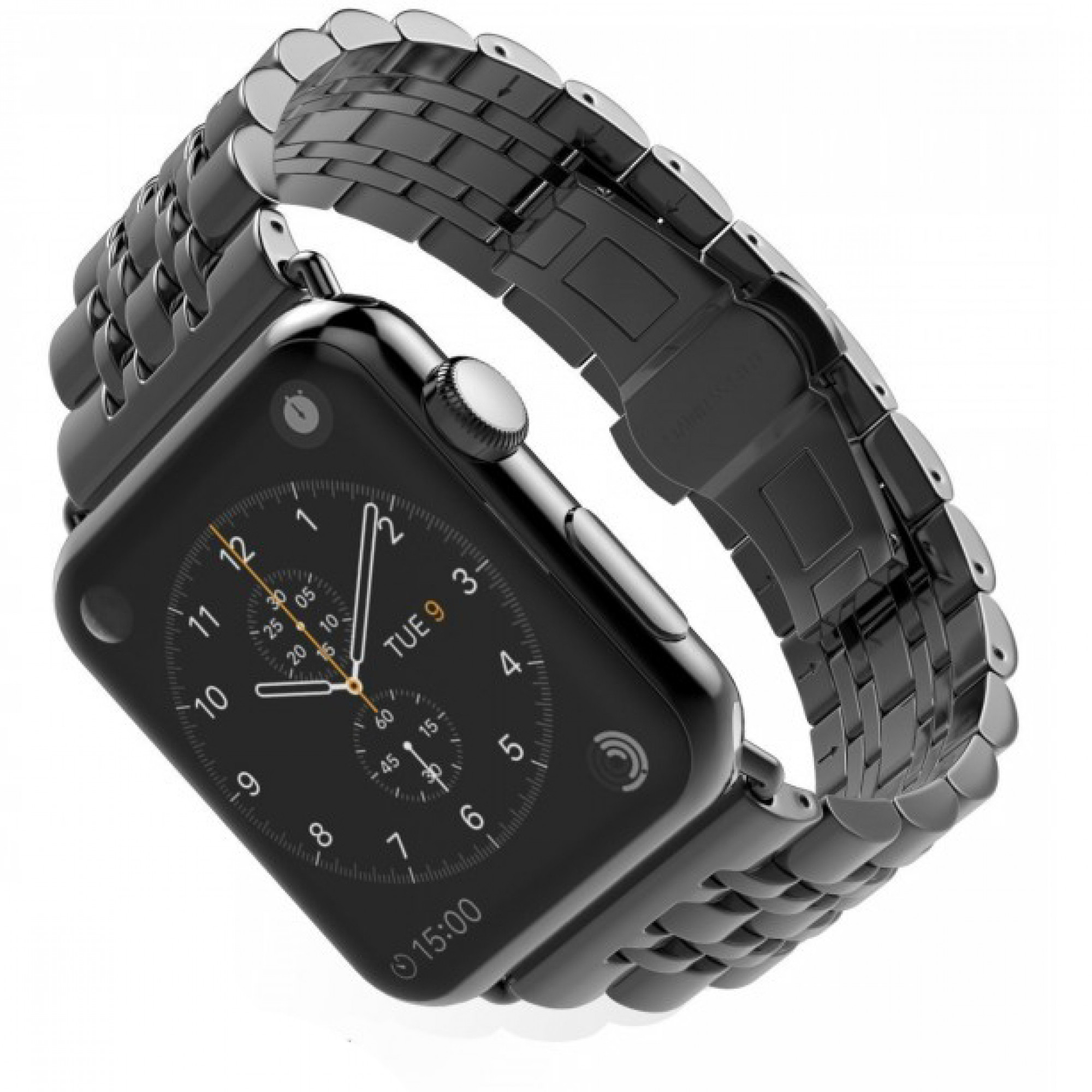 Металлический ремешок 7-Bead Metal Band for Apple Watch 42/44 mm - Black