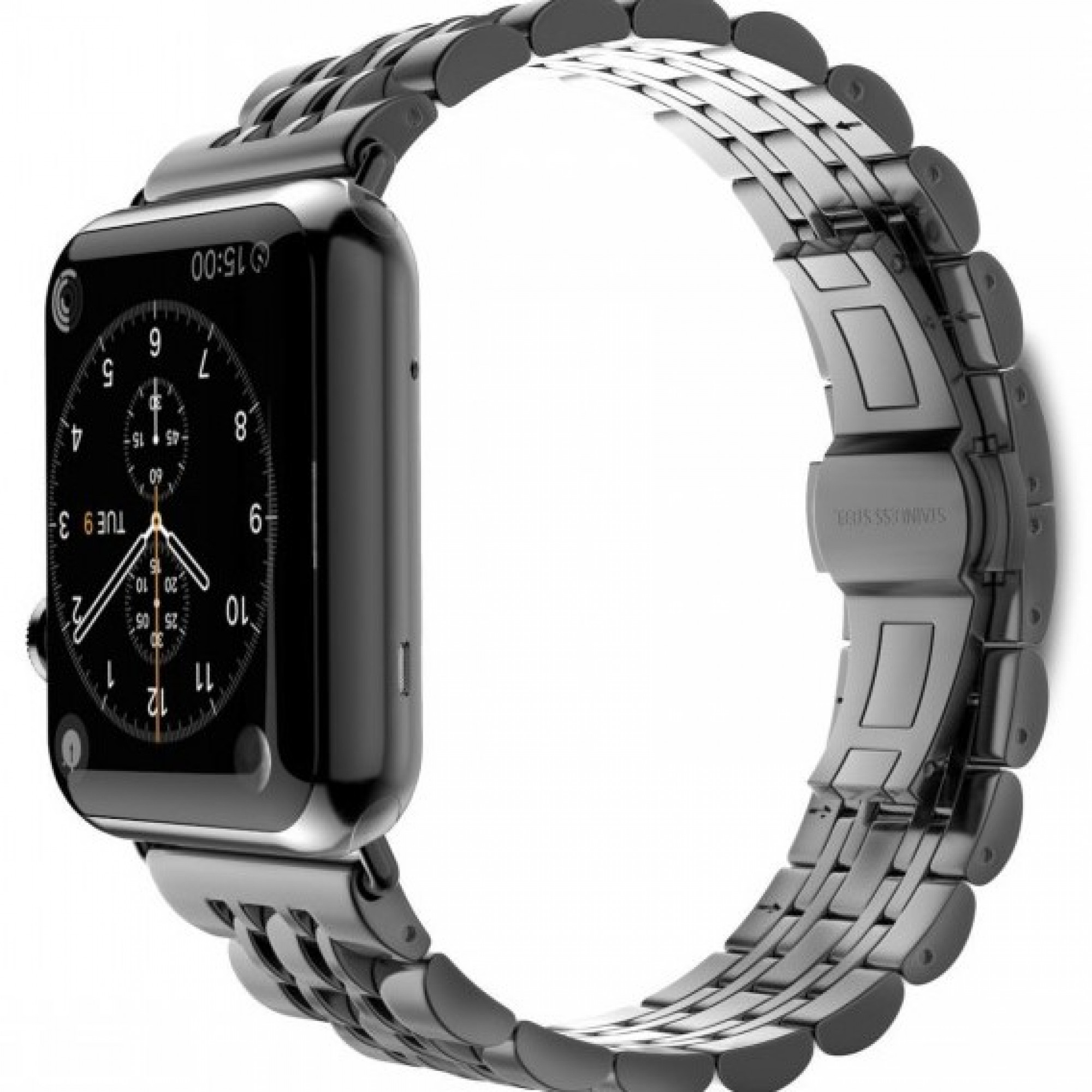 Металлический ремешок 7-Bead Metal Band for Apple Watch 42/44 mm - Black