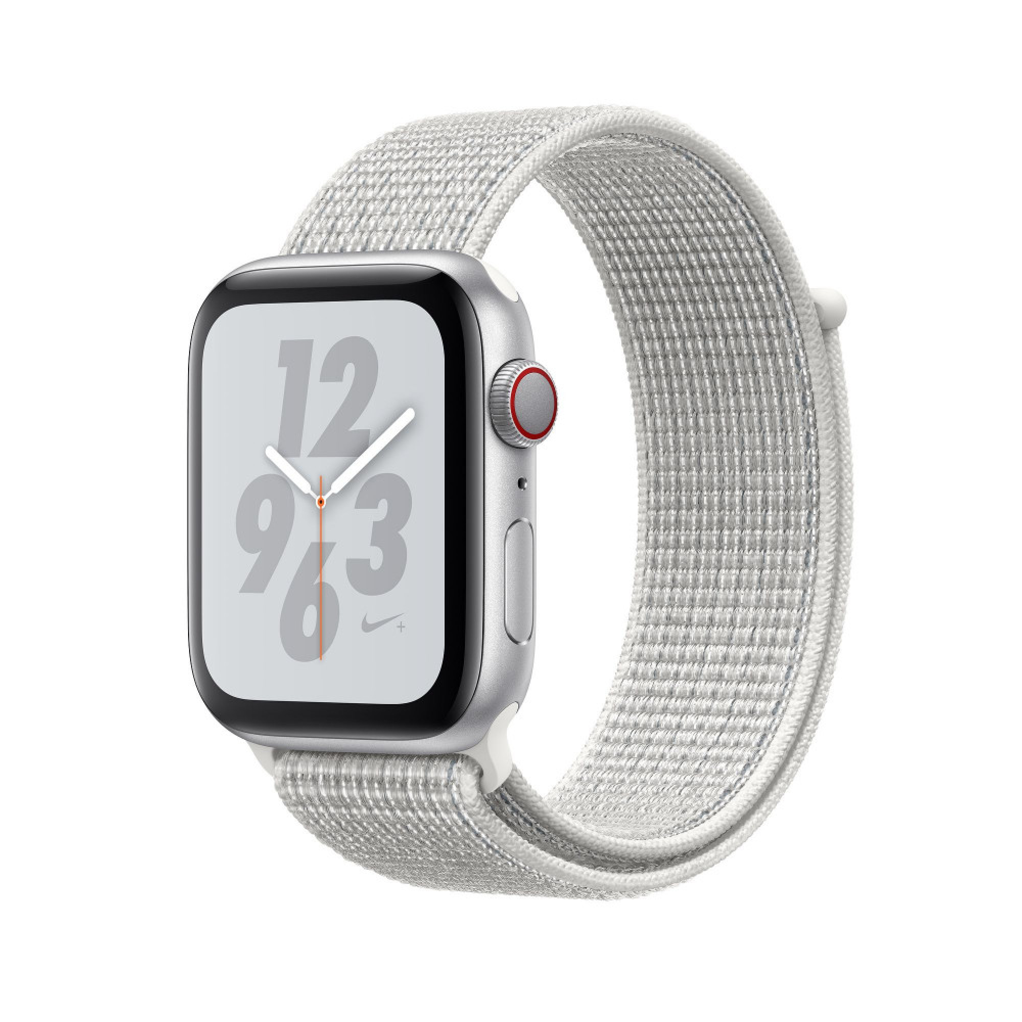 Apple Watch Series 4 Nike (GPS Cellular) 40mm Silver Aluminium Case with Summit White Nike Sport Loop (MTX72 / MTXF2)