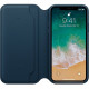 Apple iPhone X Leather Folio - Cosmos Blue (MQRW2) без коробки