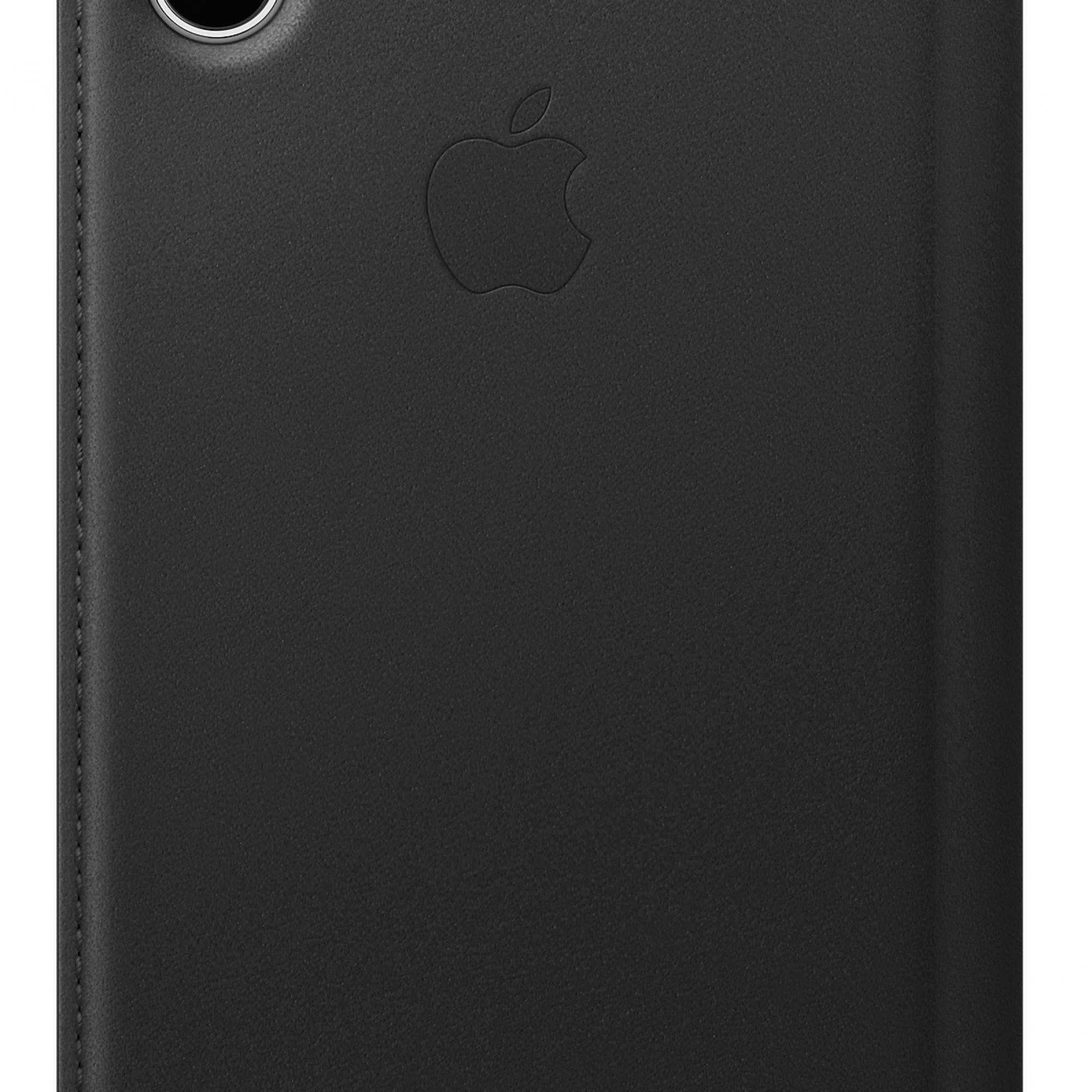 Apple iPhone X Leather Folio - Black (MQRV2) без коробки