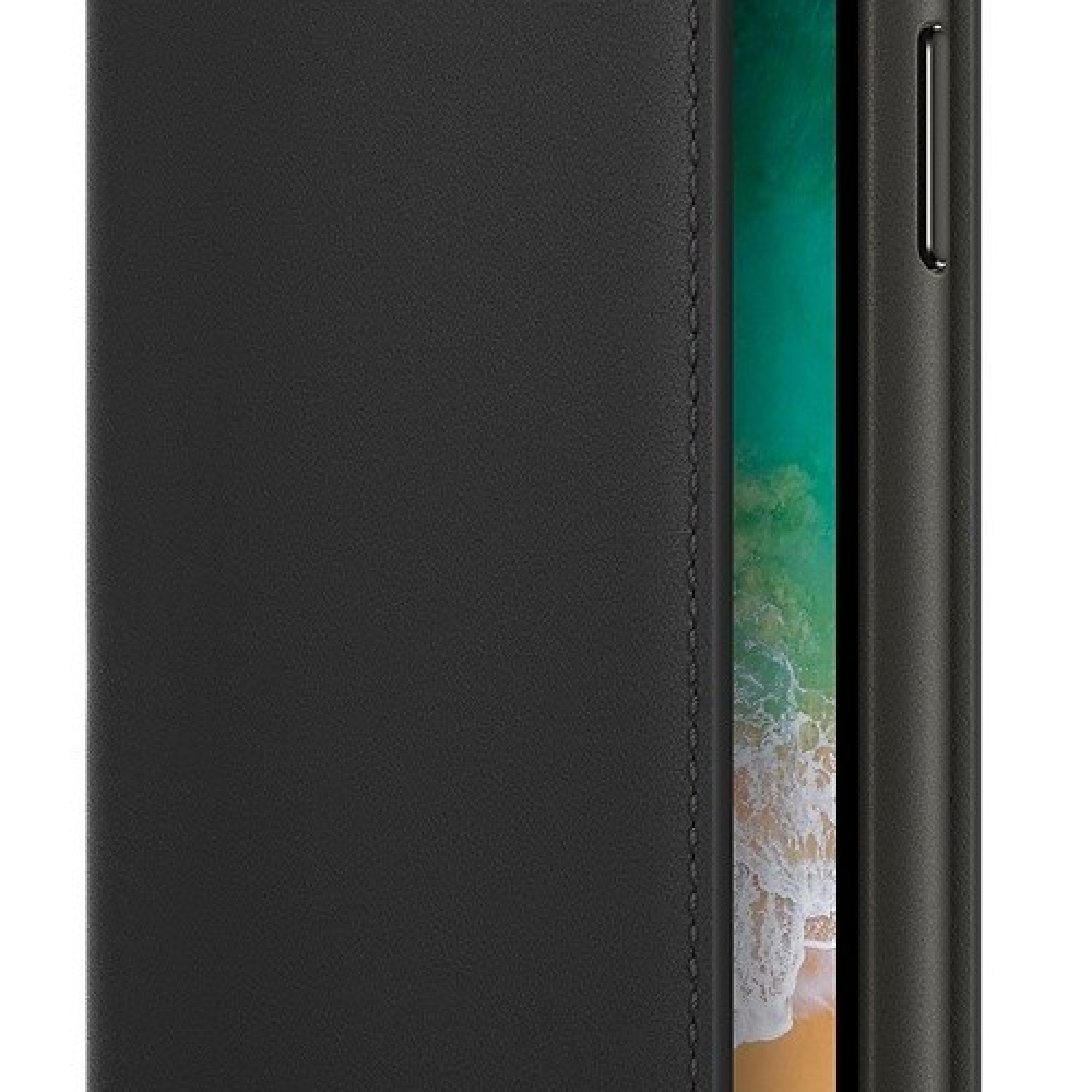 Apple iPhone X Leather Folio - Black (MQRV2) без коробки
