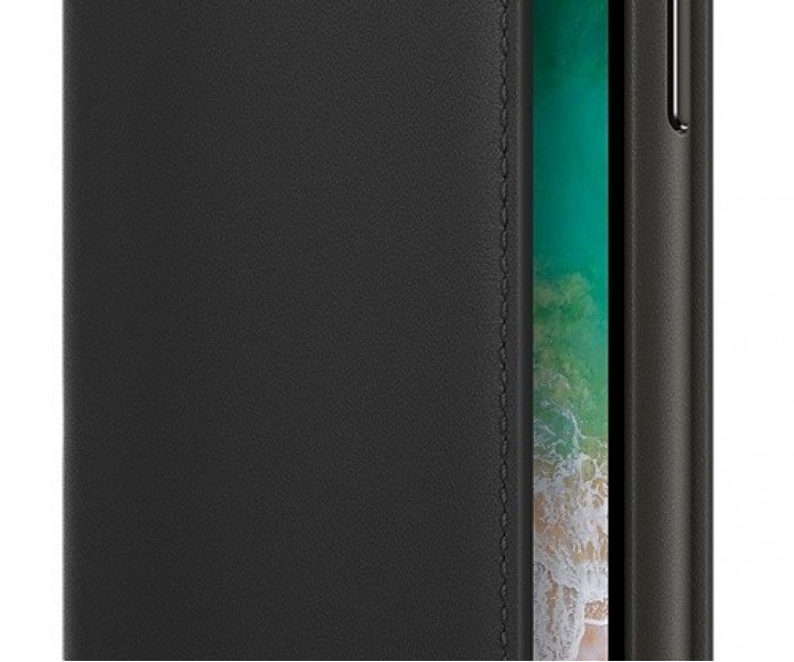 Apple iPhone X Leather Folio - Black (MQRV2) без коробки