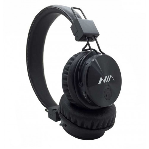 Наушники Nia Q1 Bluetooth + Mp3 плеер и Fm Black
