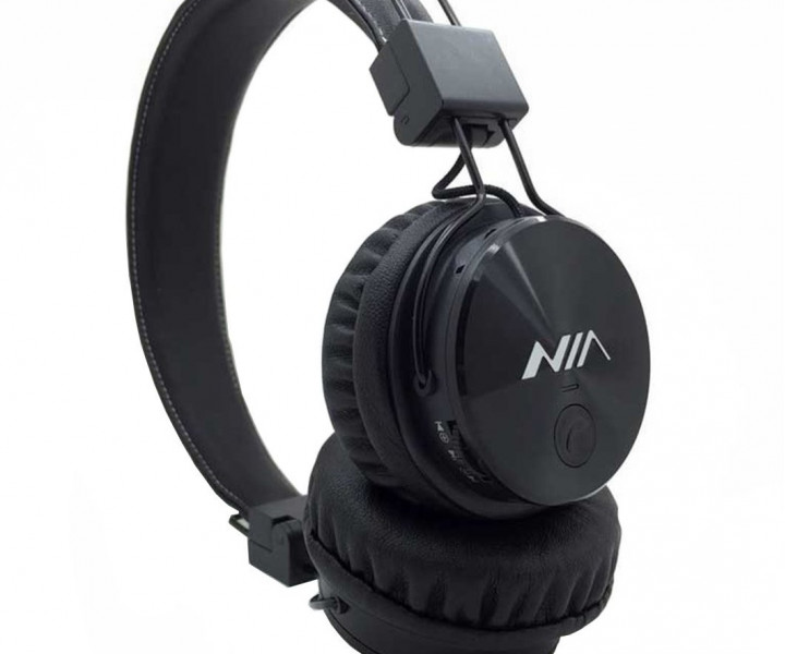 Наушники Nia Q1 Bluetooth + Mp3 плеер и Fm Black