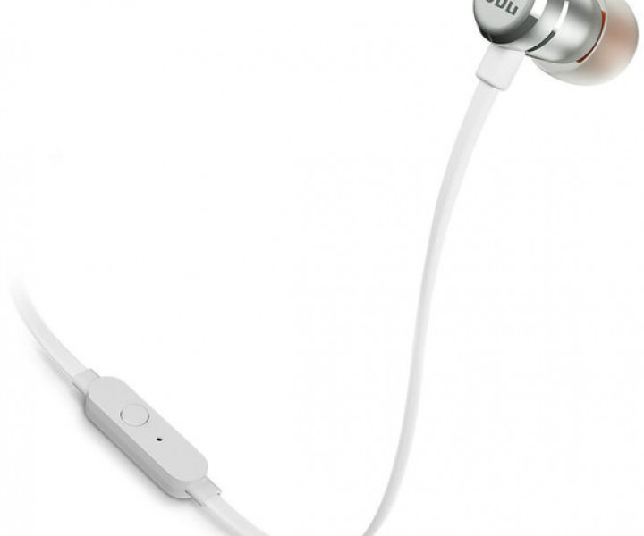 Наушники с микрофоном JBL T290 Silver
