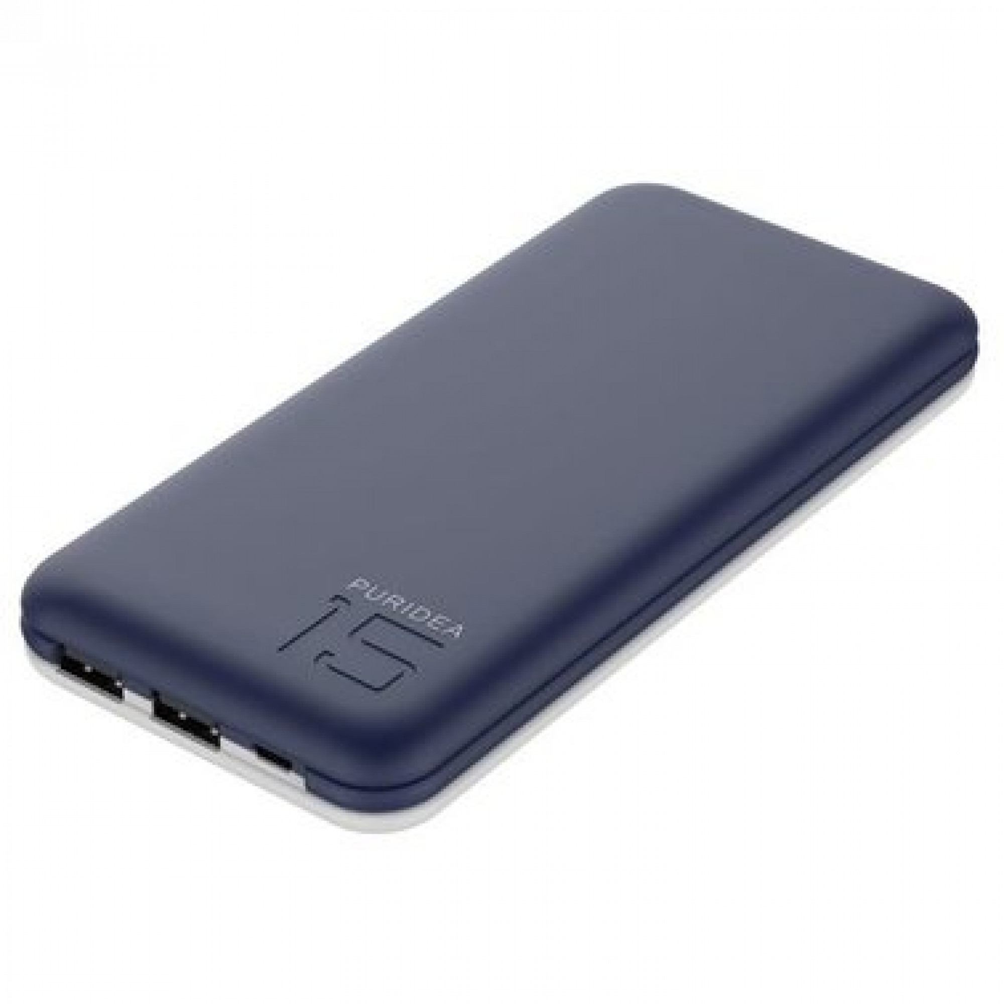 Внешний аккумулятор PURIDEA S3 15000mAh Li-Pol Rubber Blue & White