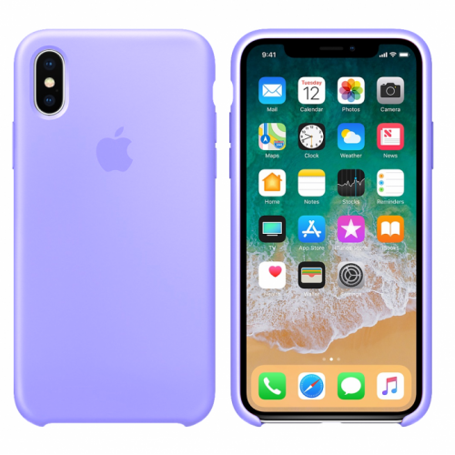 Чохол Apple Original Silicone для iPhone XS Max Lilac