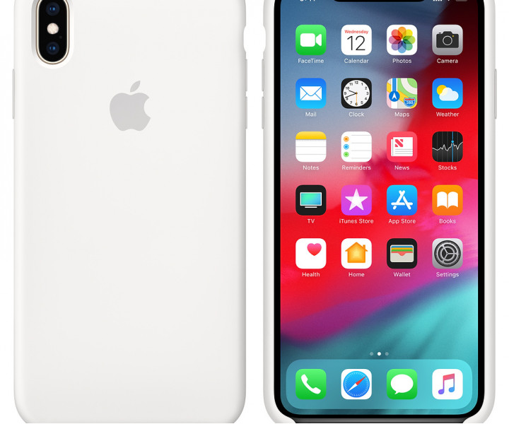 Чохол Apple Original Silicone для iPhone XS Max White
