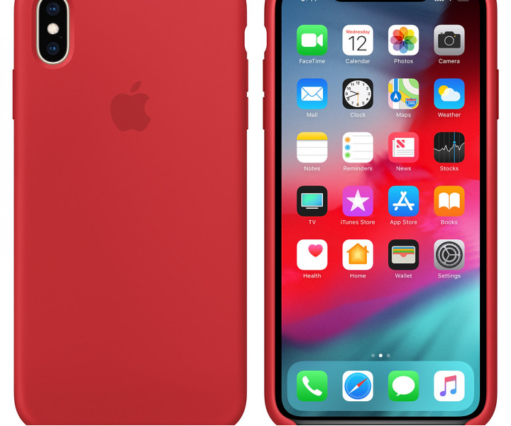 Чохол Apple Original Silicone для iPhone XS Max Red