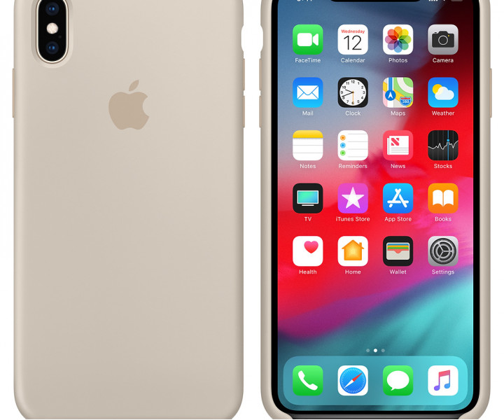 Чохол Apple Silicone Case Stone (MRWJ2) для iPhone XS Max