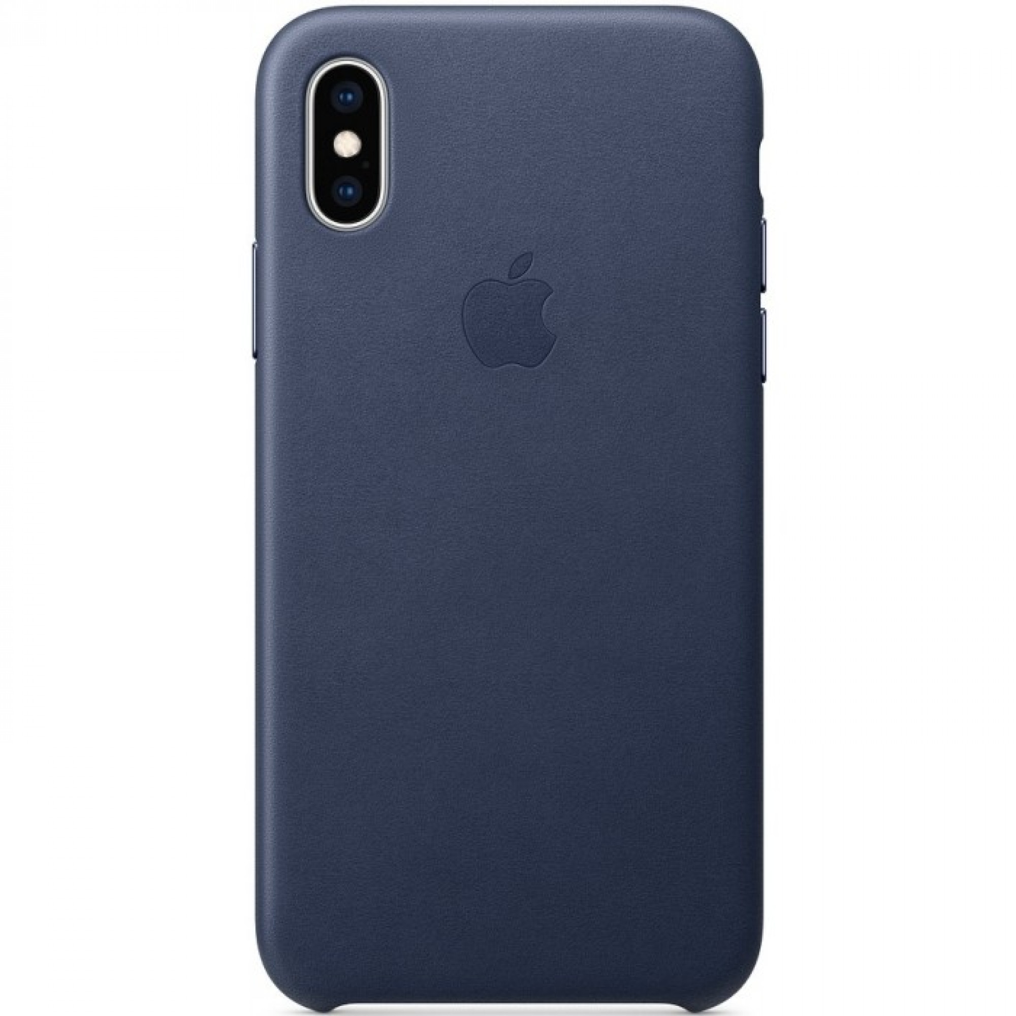 Чохол Apple Leather Case Midnight Blue (MRWU2) для iPhone XS Max