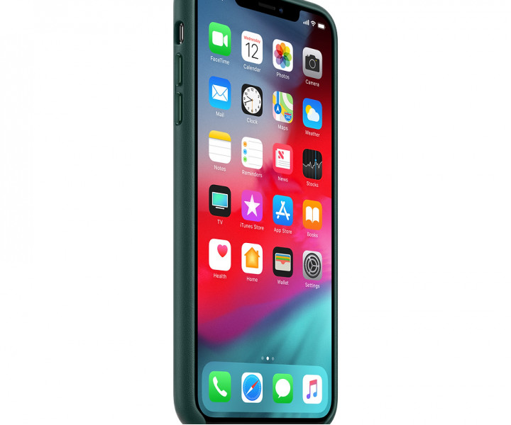 Чохол Apple Leather Case Forest Green (MTEV2) для iPhone XS Max