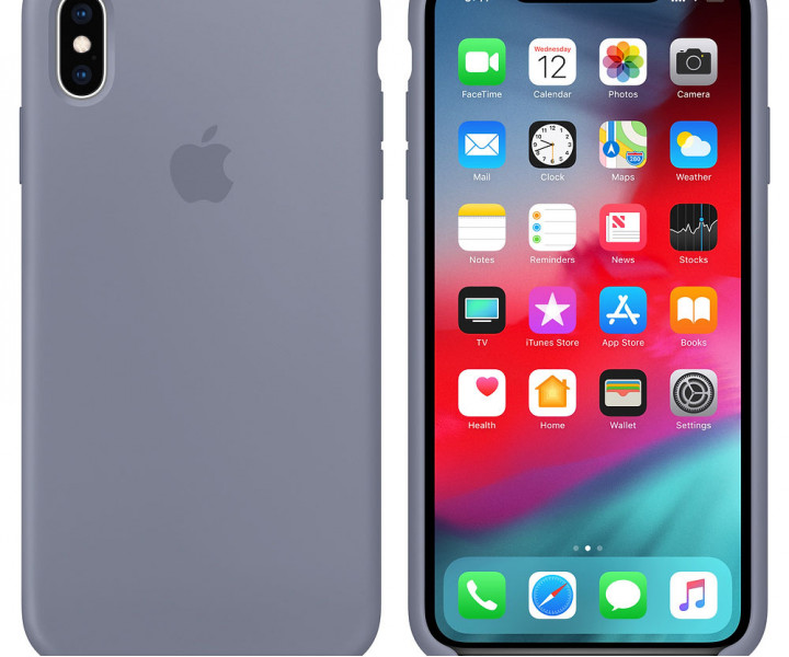 Чохол Apple Silicone Case Lavender Gray (MTFH2) для iPhone XS Max