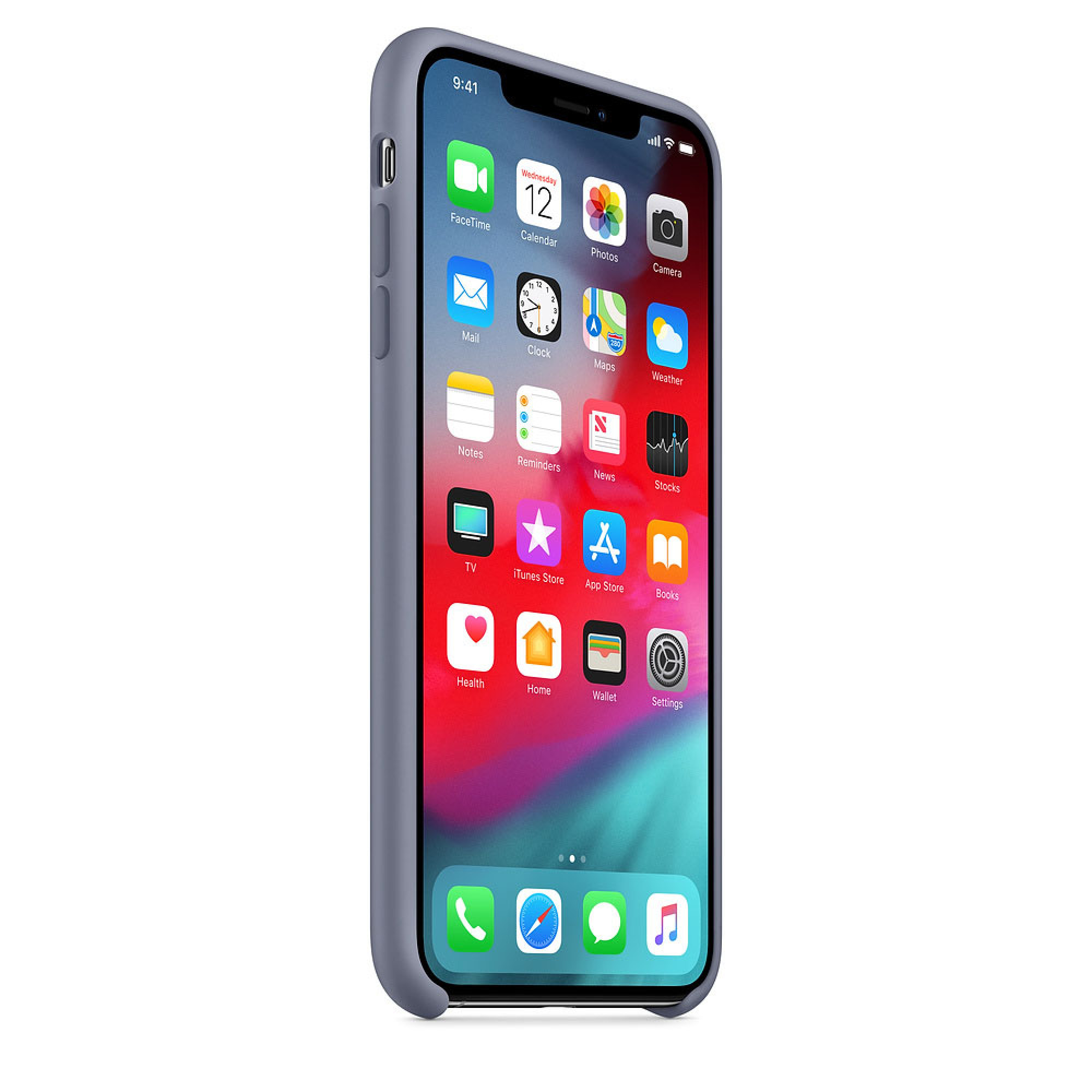 Чохол Apple Silicone Case Lavender Gray (MTFH2) для iPhone XS Max