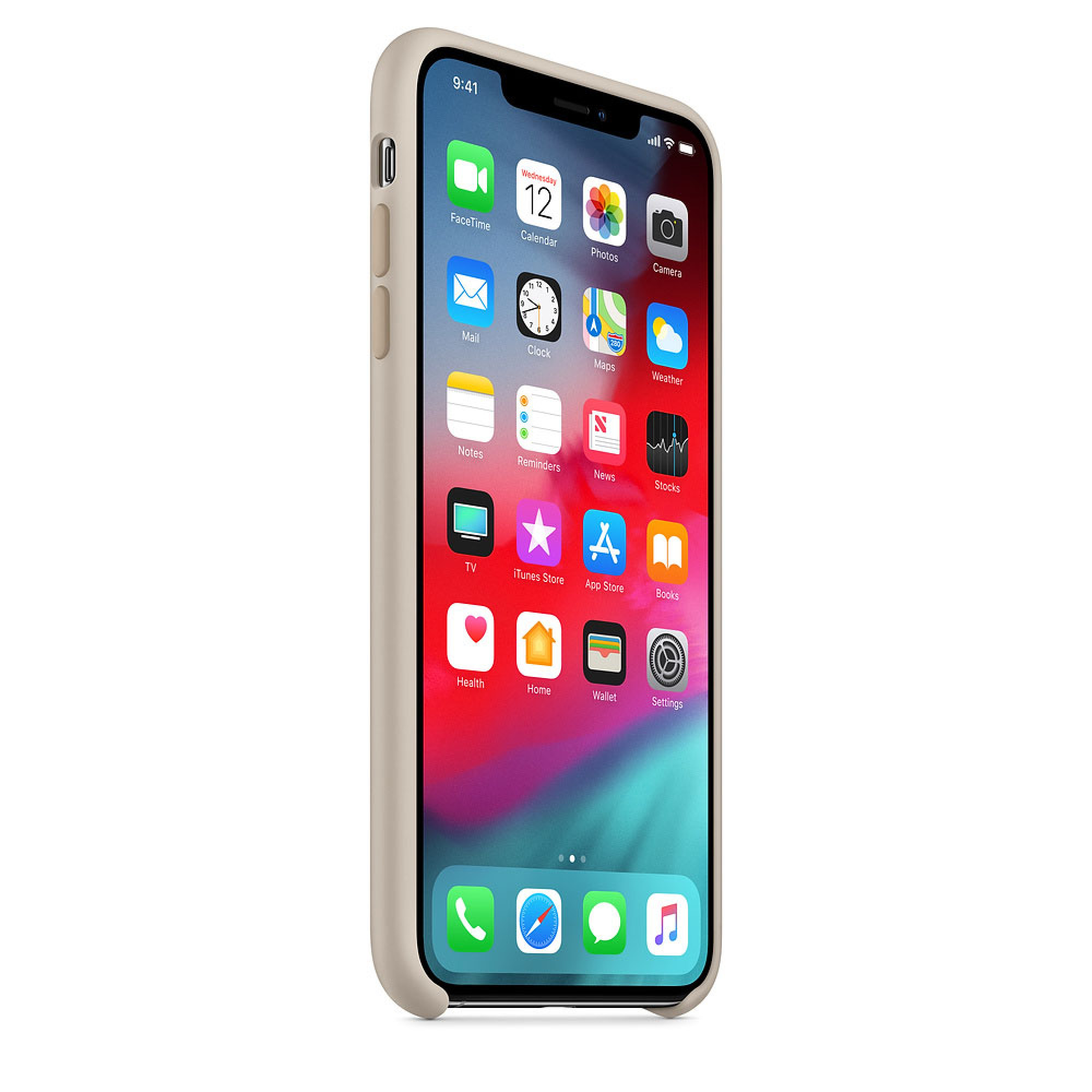 Чохол Apple Silicone Case Stone (MRWJ2) для iPhone XS Max