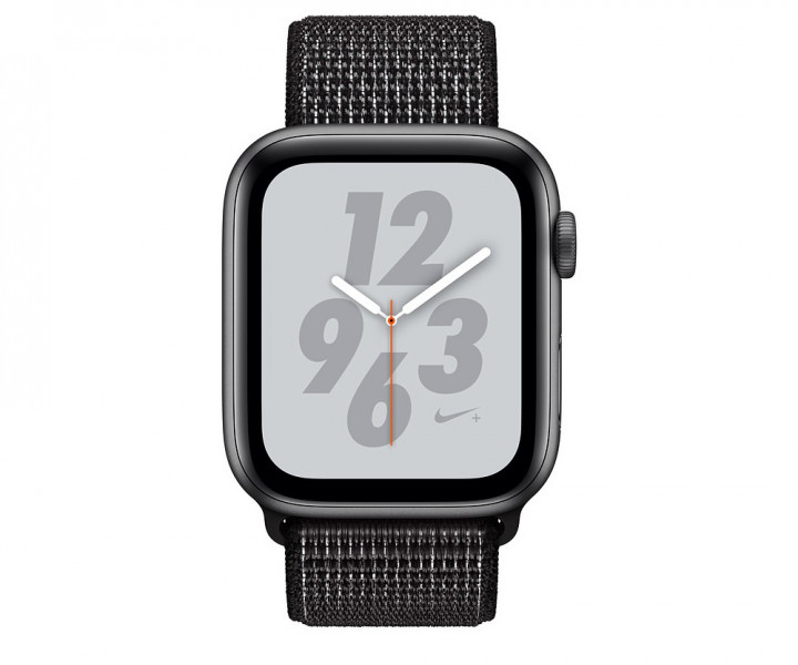 Apple Watch Nike Series 4 GPS 44mm Gray Alum. w. Black Nike Sport l. Gray Alum. (MU7J2)
