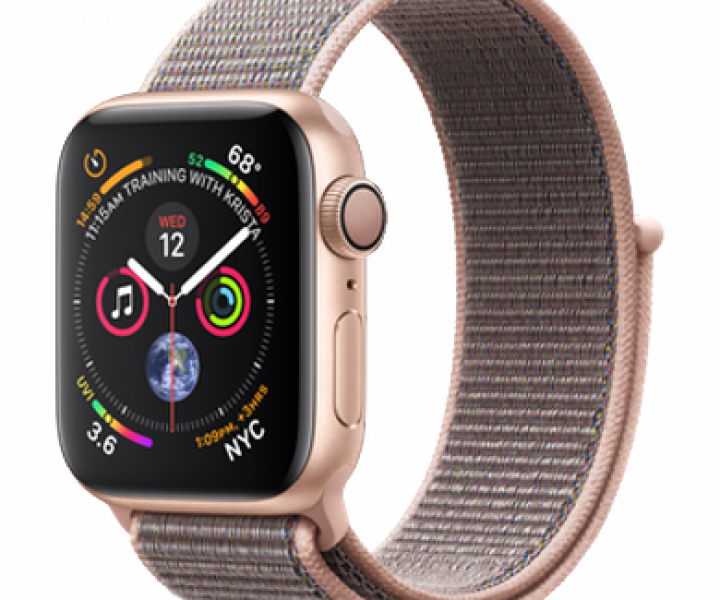 Apple Watch Series 4 GPS 44mm Gold Alum. w. Pink Sand Sport l. Gold Alum. (MU6G2) 
