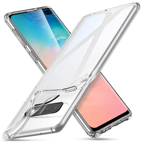 Чохол Silicone для Samsung S10 + Clear