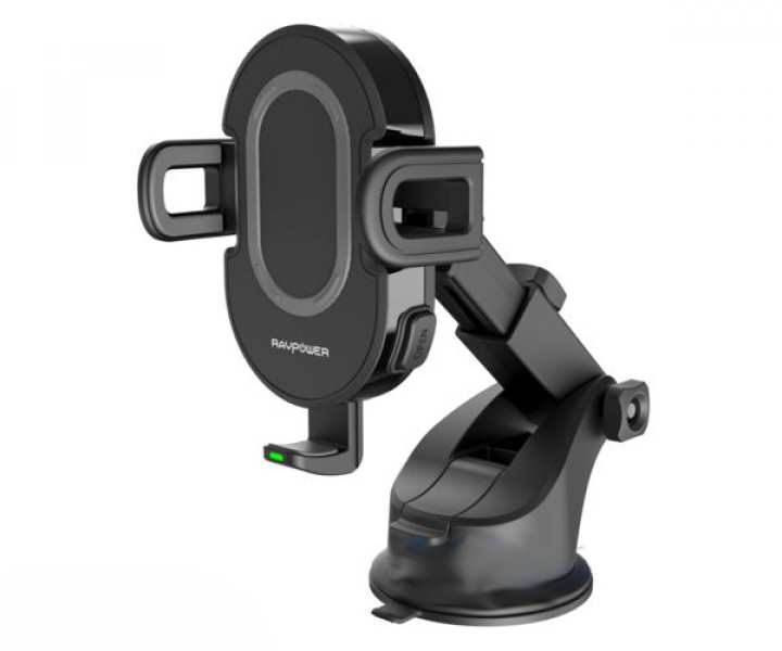 Автомобильный держатель RavPower 10W Wireless Charging Car Phone Mount RP-SH010