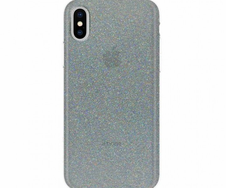 Чохол Incipio Design Series Classic для iPhone X / XS Midnight Chrome Multi-Glitter (IPH-1651-MCG)