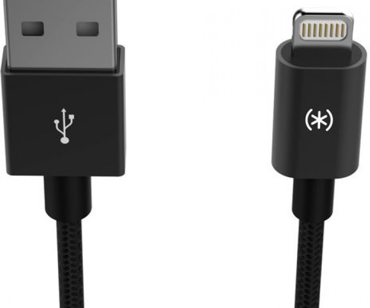 Кабель Speck для Apple iPhone Lightning cloth braid Black (SP-104687-1050)
