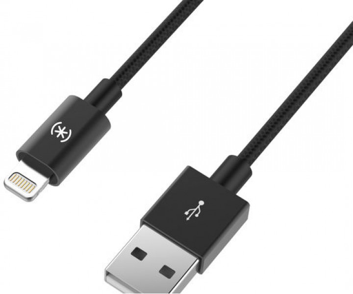 Кабель Speck для Apple iPhone Lightning cloth braid Black (SP-104687-1050)