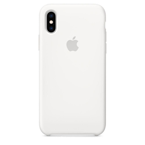 Apple iPhone XS Silicone Case - White (MRW82)