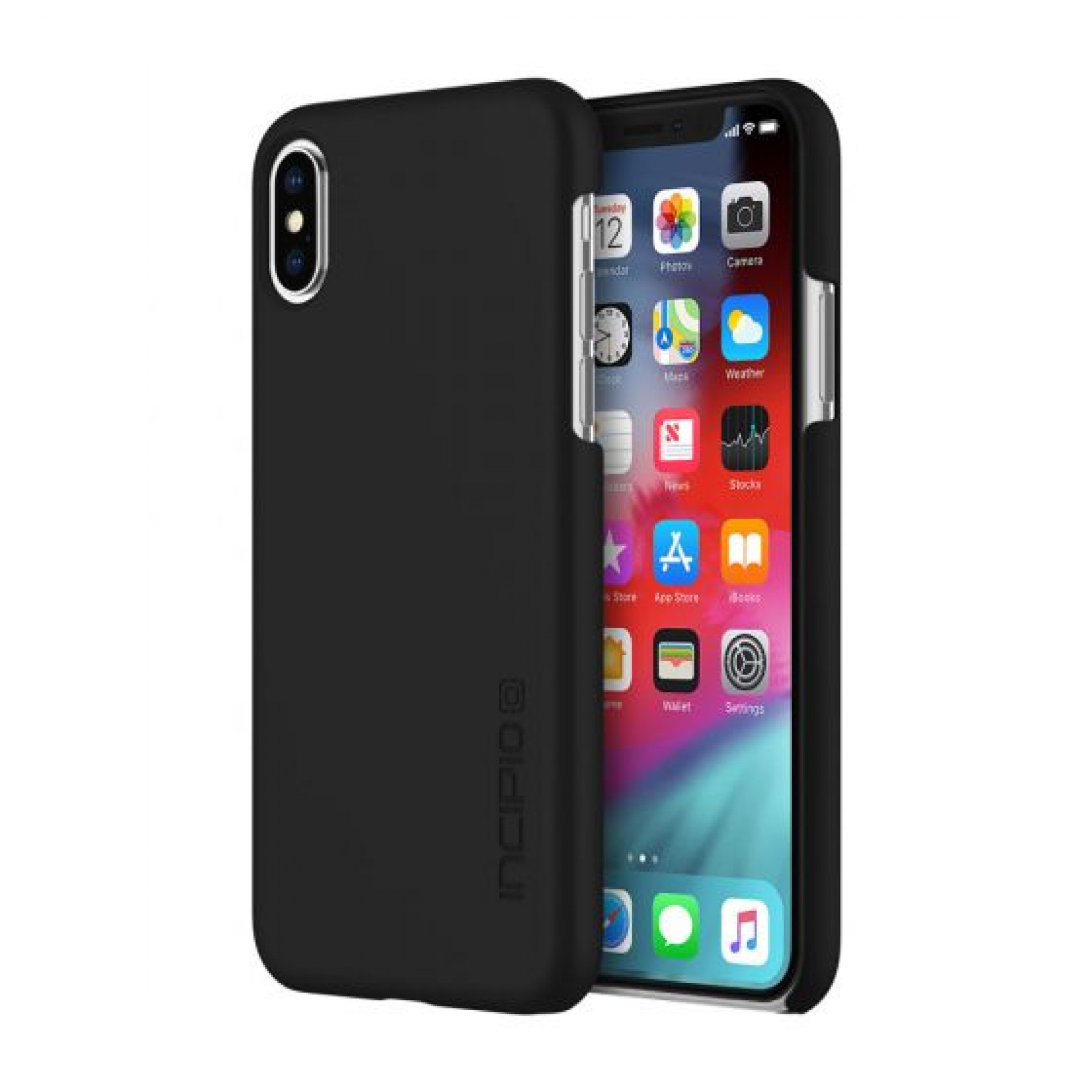 Чохол для iPhone XS/X (5.8") Incipio Feather Black (IPH-1781-BLK)