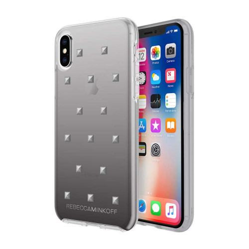 Чохол Incipio Design Rebecca Minkoff для iPhone X/XS Gunmetal Pyramid Studs/Black (RMIPH-055-GPSBO)