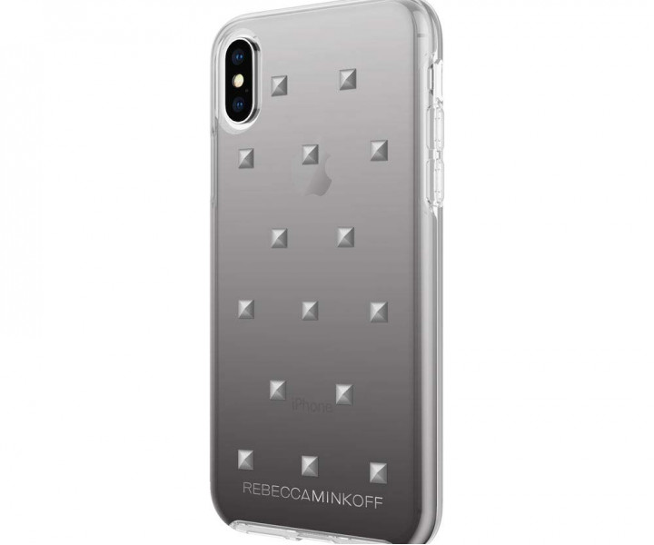 Чохол Incipio Design Rebecca Minkoff для iPhone X/XS Gunmetal Pyramid Studs/Black (RMIPH-055-GPSBO)