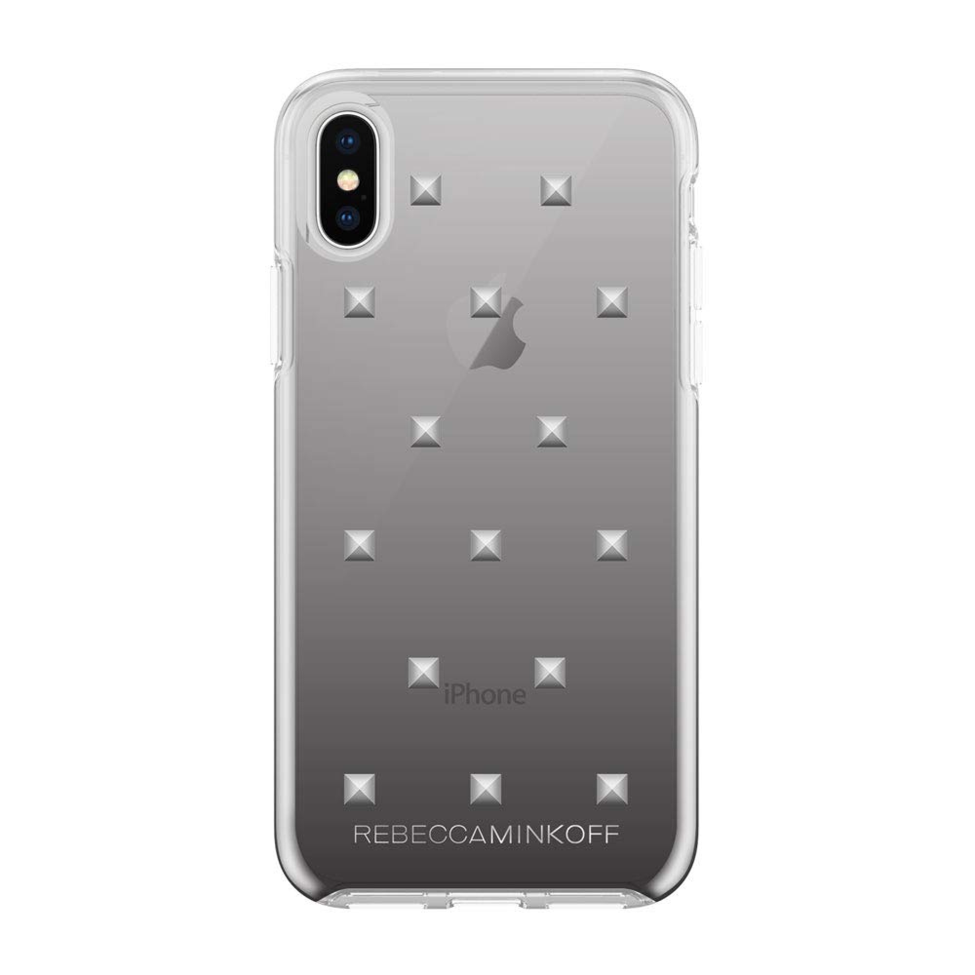 Чохол Incipio Design Rebecca Minkoff для iPhone X/XS Gunmetal Pyramid Studs/Black (RMIPH-055-GPSBO)