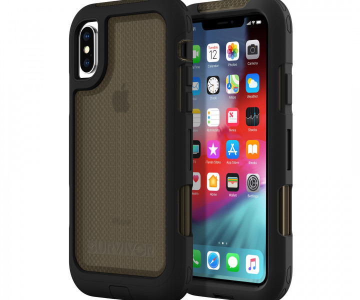 Чохол Griffin Survivor Extreme для iPhone XS Max Black/Smoke (GIP-014-BLK)