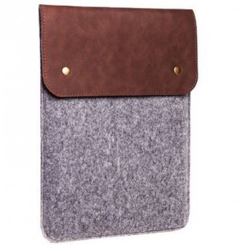 Чохол Gmakin Macbook Air / Pro 13.3 "сірий / коричневий (GM63)