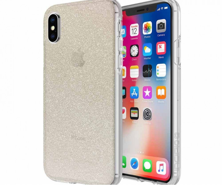 Чохол Incipio Design Series Classic для iPhone X Champagne Glitter (IPH-1651-CHG)