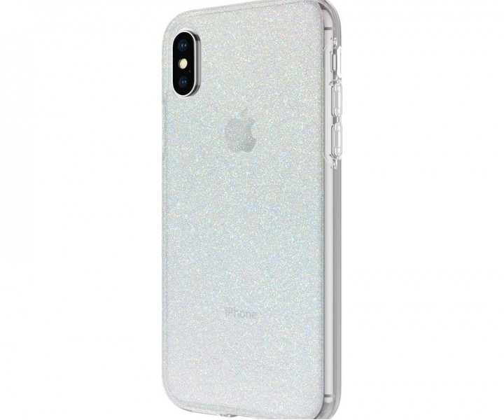 Чохол Incipio Design Series Classic для iPhone X Iridescent White Glitter (IPH-1651-WTG)