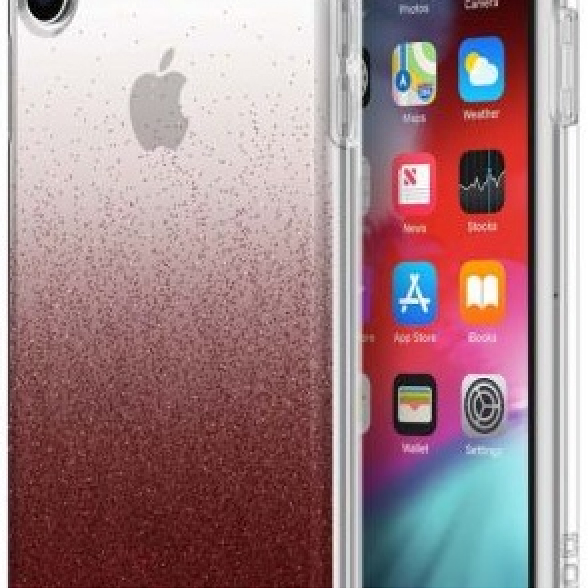 Чохол Incipio Design Series Classic для iPhone XS Max Cranberry Sparkler (IPH-1765-CBS)
