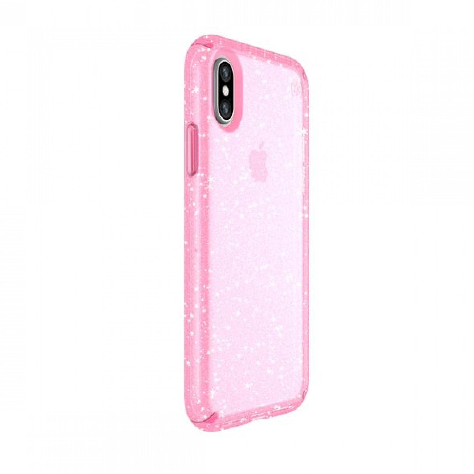 Чохол Speck Presidio Clear + Glitter для iPhone X/XS Bella Pink with Glitter/Bella (SP-103132-6603)