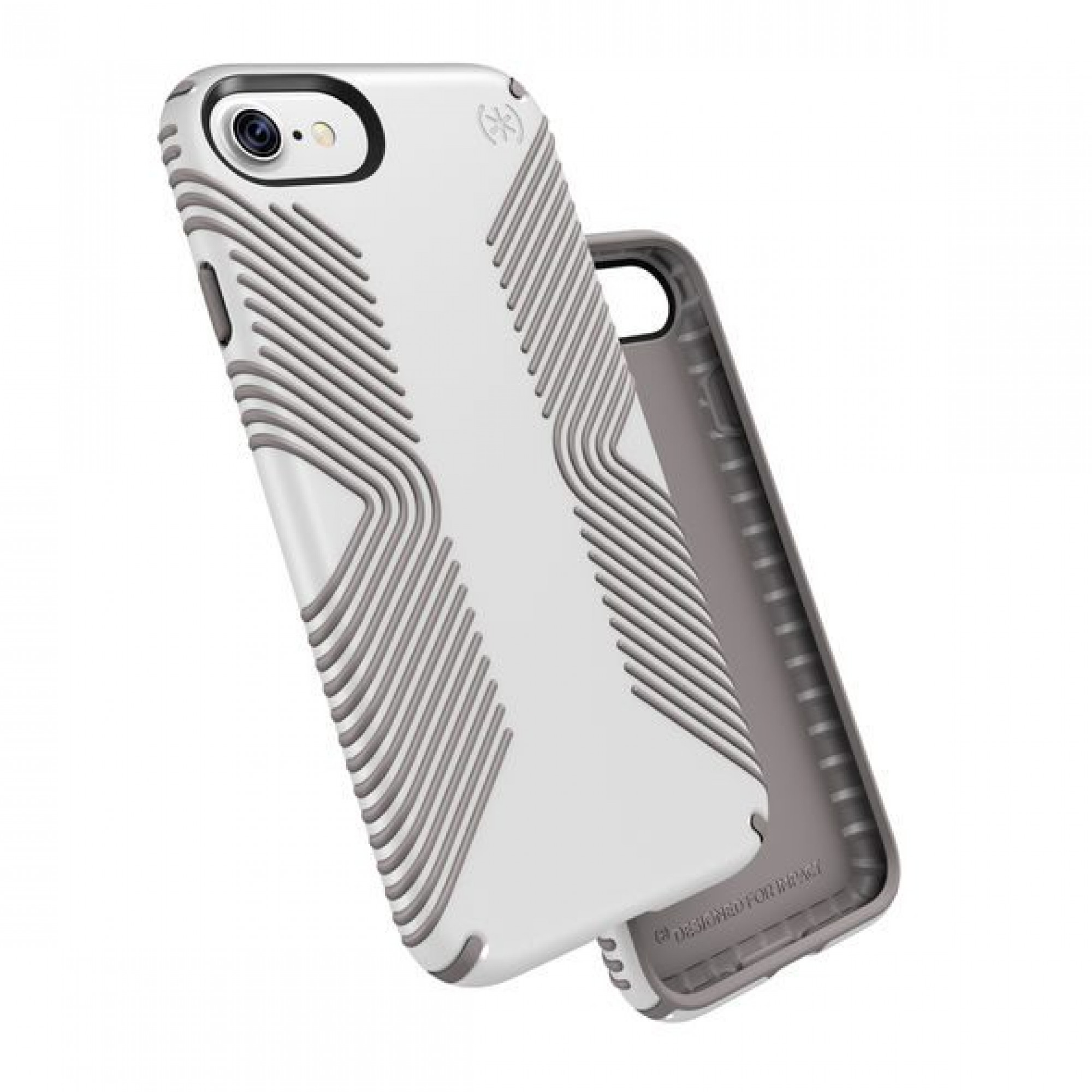 Чохол для мобильного телефона Speck iPhone 7 Almond Presidio Grip White/Ash Grey (799875728)